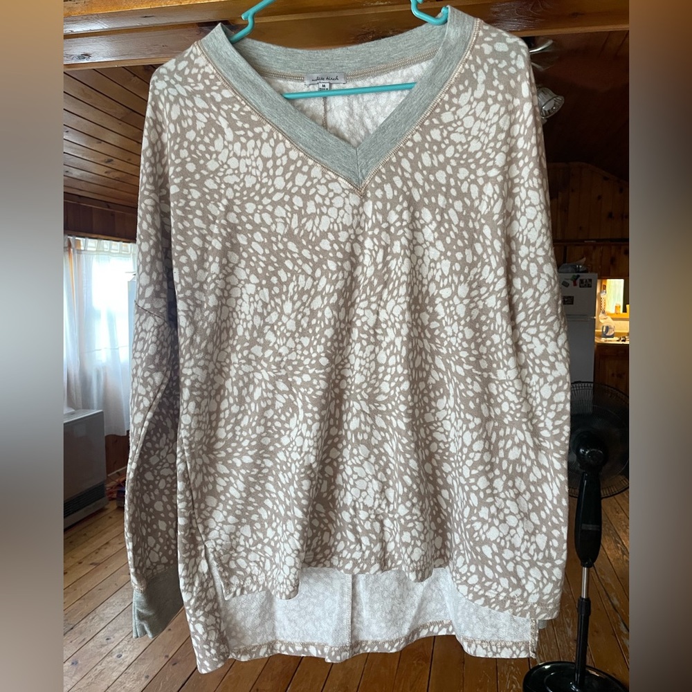 White birch long sleeve top